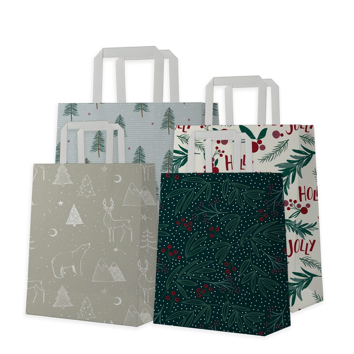 Mix Bags * Holly Christmas