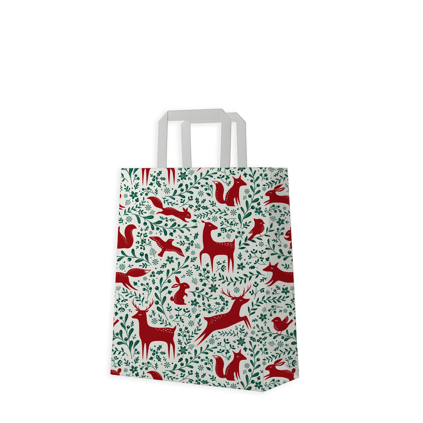 Bolsa Mediana x 1 * Red & Green Christmas