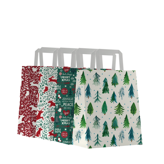By Size Bags * Red & Green Christmas