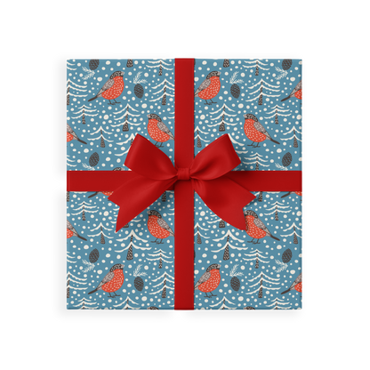 Papers * Robins & Light Blue Stripes