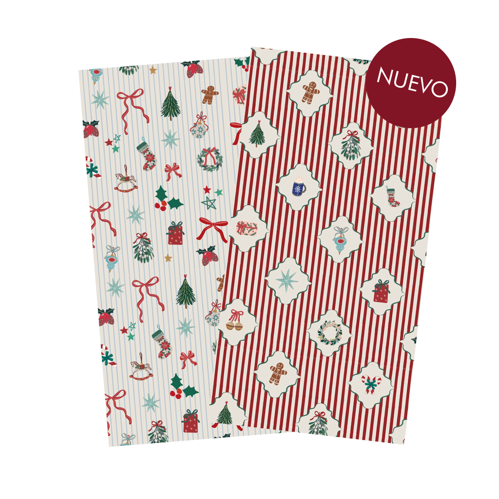 Papers * Holiday Stripes