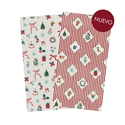 Papers * Holiday Stripes