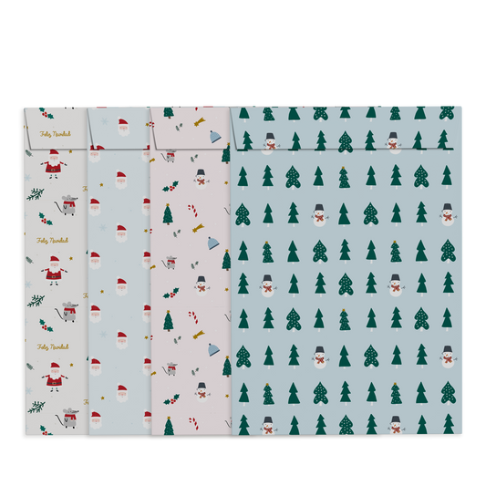 By Size Envelopes * Santa & Friends