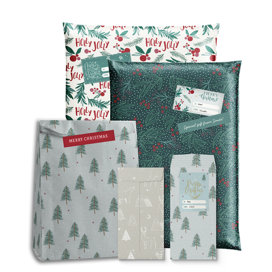 Mix Envelopes * Holly Christmas