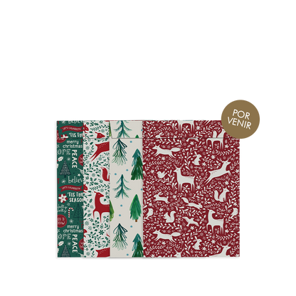 By Size Envelopes * Red & Green Christmas