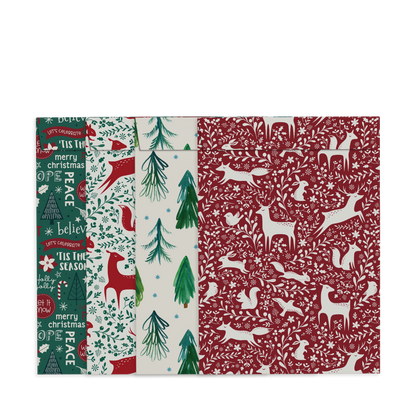 By Size Envelopes * Red & Green Christmas