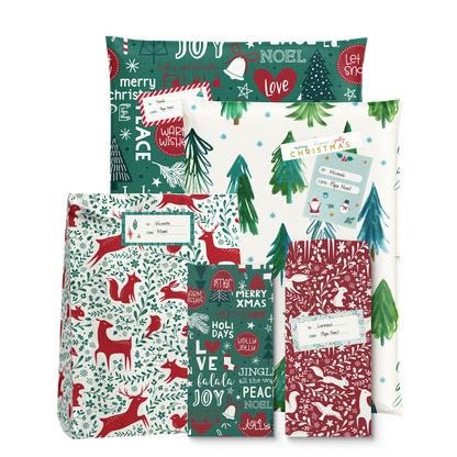 Mix Envelopes * Red & Green Christmas