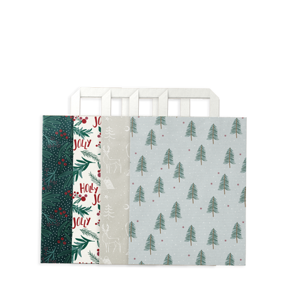 By Size Bags * Holly Christmas