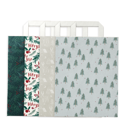 By Size Bags * Holly Christmas