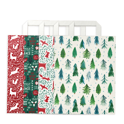 By Size Bags * Red & Green Christmas