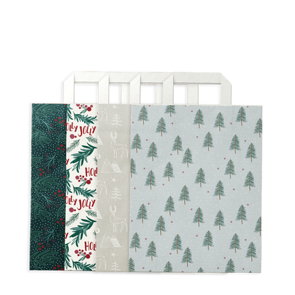 By Size Bags * Holly Christmas