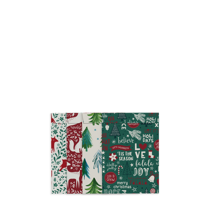 By Size Envelopes * Red & Green Christmas