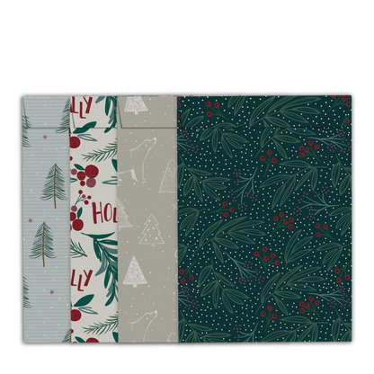 By Size Envelopes * Holly Christmas