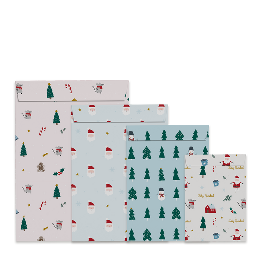 By Size Envelopes * Santa & Friends